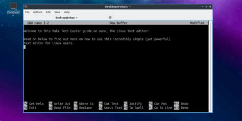 what is nano in linux.